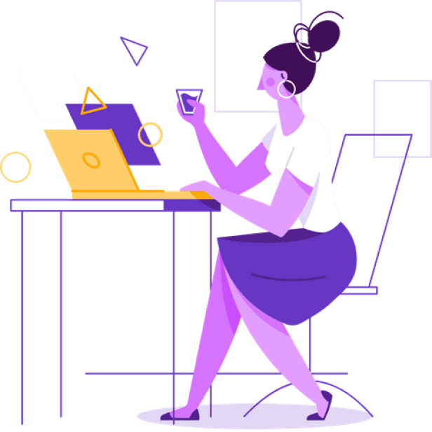 Demo screenshot of blog UI